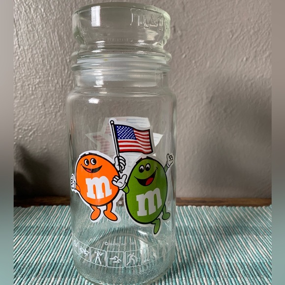 M&M'S Other - 1984 M&M's Los Angeles Olympic Games Glass Candy Jar Collectable